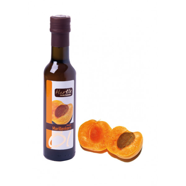 Hartls finest organic apricot kernel oil 100% 100 ml